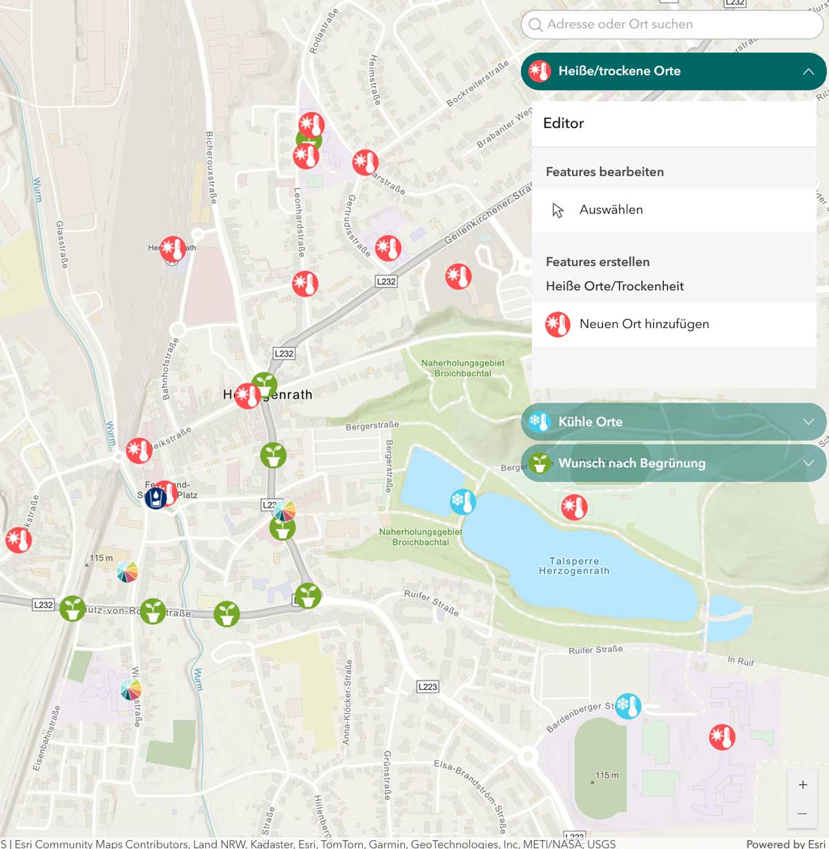 Entdecken, eintragen, mitgestalten – auf der interaktiven Klima-Map