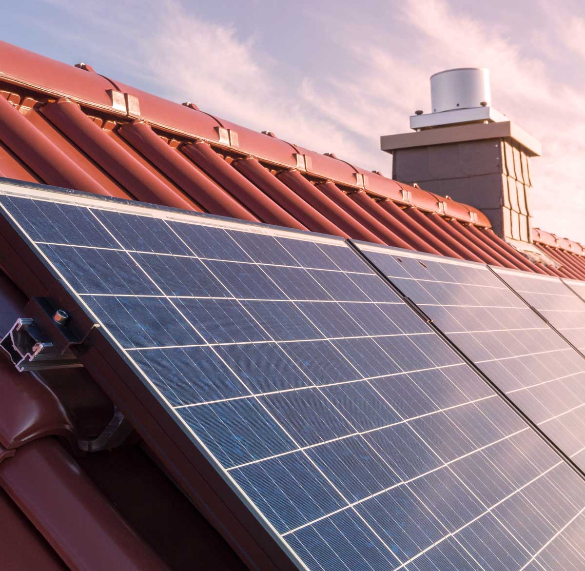 PV auf Einfamilien- und Reihenhäusern