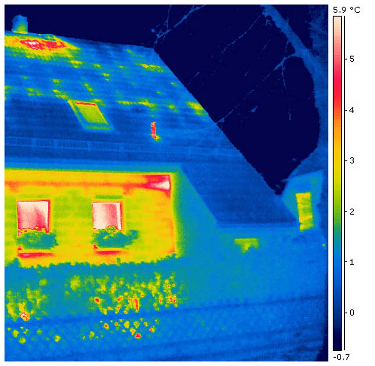 Thermografie-Aktion zum Aufspüren von Wärmelecks im Gebäude